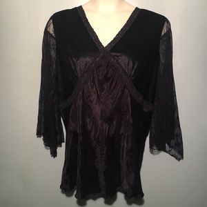 Bell sleeve top